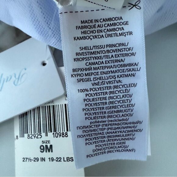 Polo Ralph Lauren Baby Swim Trunks – Sailboat Print Blue White 9M NWT - Picture 12 of 17